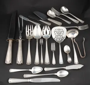 Gorham Sterling Silver Etruscan Pattern Flatware