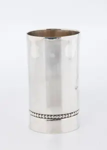 A STERLING SILVER KIDDUSH CUP BY BIER SILVERSMITHS. Israel, modern