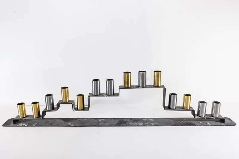 A LARGE CANDLEHOLDER. Probably American, c. 1960 from auction in woodmere, New York — image 14