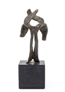 A BRONZE SCULPTURE