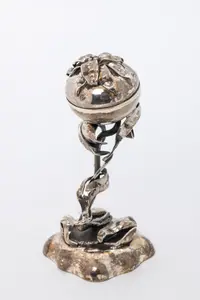 A SILVER SPICE TOWER. Continental, 20th century