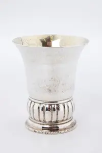 A SILVER KIDDUSH CUP BY WETZLER. Munich, Germany, c. 1910