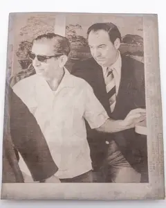 AN ORIGINAL PRESS PHOTOGRAPH OF MEYER LANSKY