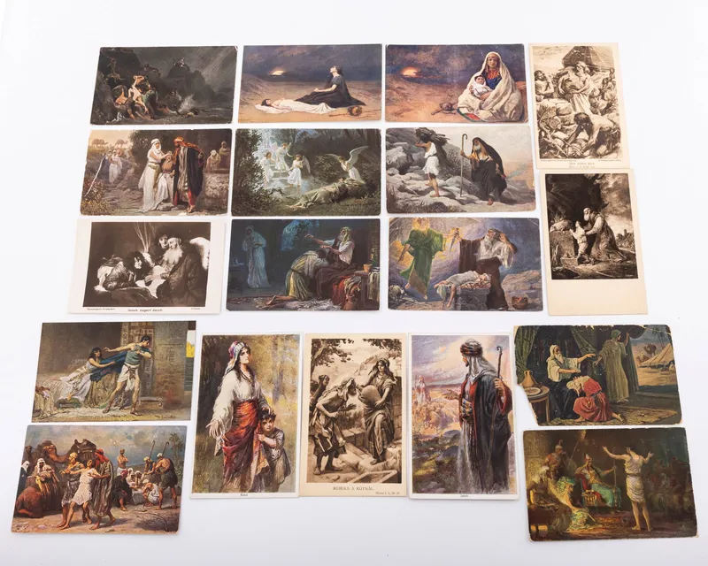 A COLLECTION OF RARE AND IMPORTANT JUDAICA POST CARDS from auction in woodmere, New York — image 10