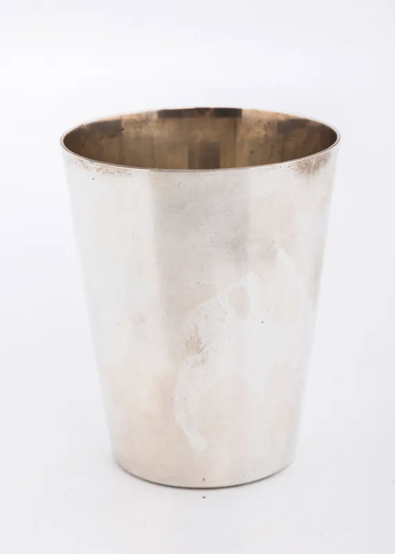A STERLING SILVER KIDDUSH CUP BY MICHAEL ENDE. Jerusalem, c. 1990 from auction in woodmere, New York — image 48