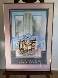New Orleans Charity Hospital Print by Danny Frolich, 1986
