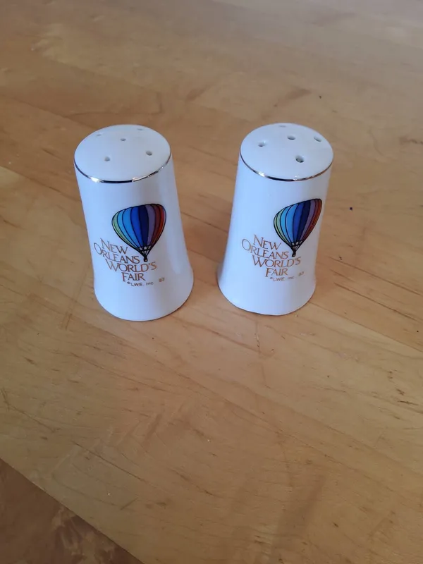 New Orleans World’s Fair Salt and Pepper Set from auction in Covington, Louisiana — image 39