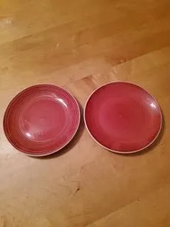 Pair of Homer Laughlin Red Ceramic Plates from auction in Covington, Louisiana — image 34