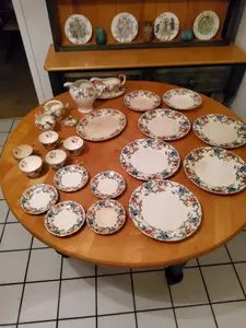 Royal Cauldon Victorian Floral Dinnerware Set