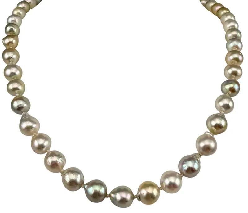 Pearl Necklace with 14k Ball Clasp from auction in Scotts Valley, California — image 26