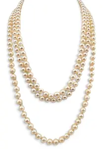 Three 14k Gold Pearl Necklaces