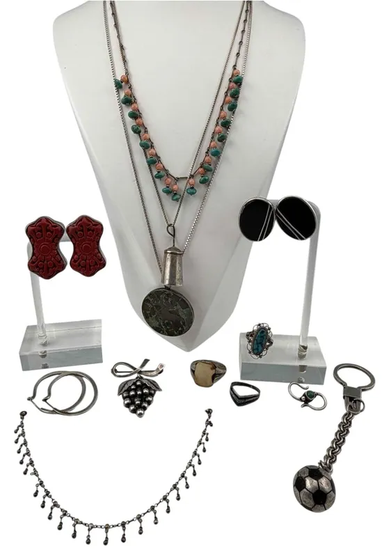 Lot Of Sterling Silver Jewelry from auction in Scotts Valley, California — image 11