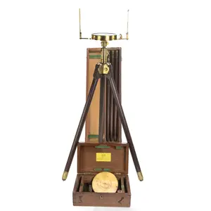 W. F. Stanley Surveying Compass W/Case & Tripod