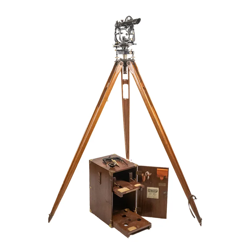 Antique K&E Theodolite & Tripod Set from auction in Union, Illinois — image 5
