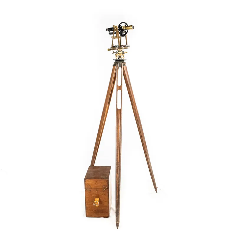 Warren-Knight Model 25C Survey Transit Case/Tripod from auction in Union, Illinois — image 12