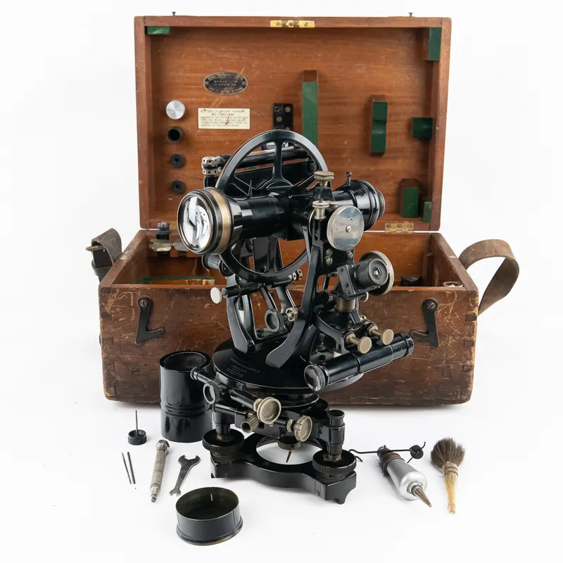 Cooke Troughton & Simms Theodolite w/ Case from auction in Union, Illinois — image 17