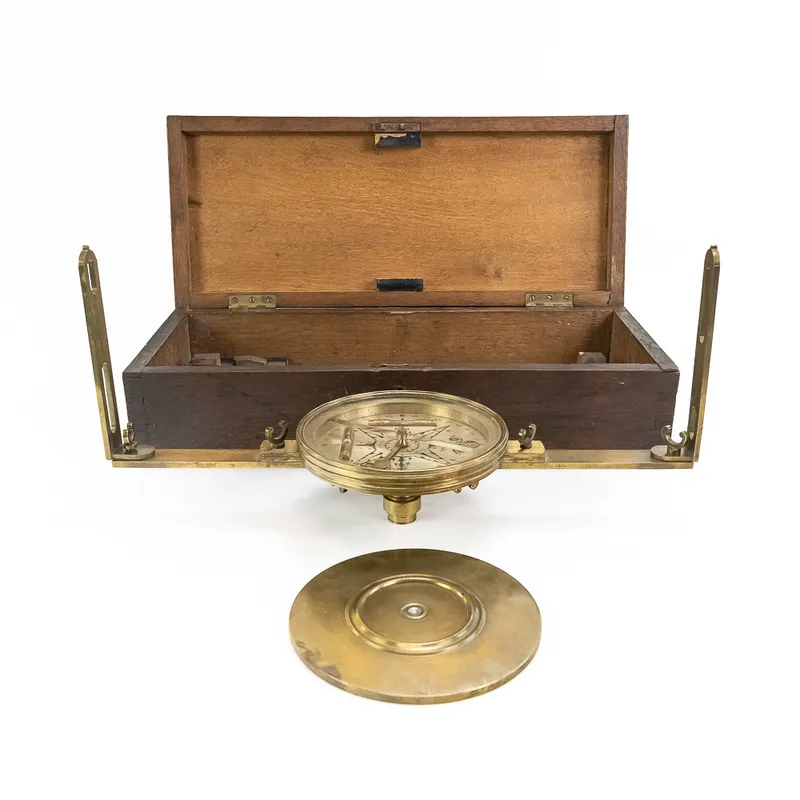 Antique Spears & Co. Surveyor's Compass from auction in Union, Illinois — image 18