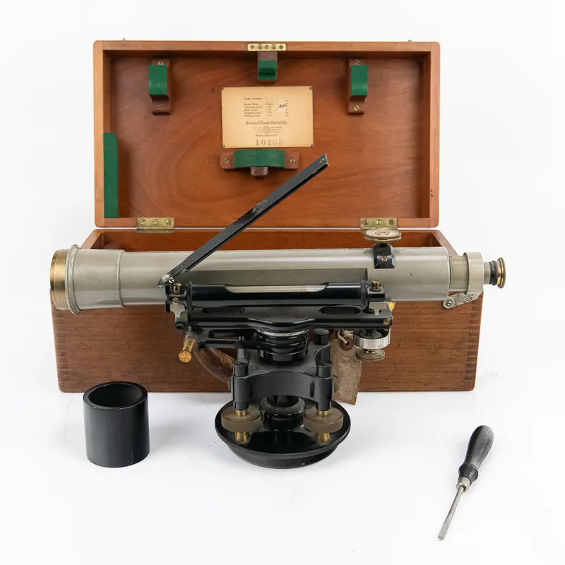 Bausch & Lomb Optical Co. Survey Transit W/Case from auction in Union, Illinois — image 19