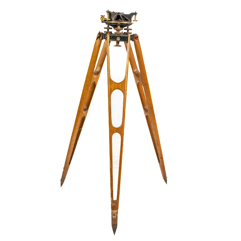 Antique C.L. Berger & Sons Survey Tripod from auction in Union, Illinois — image 22