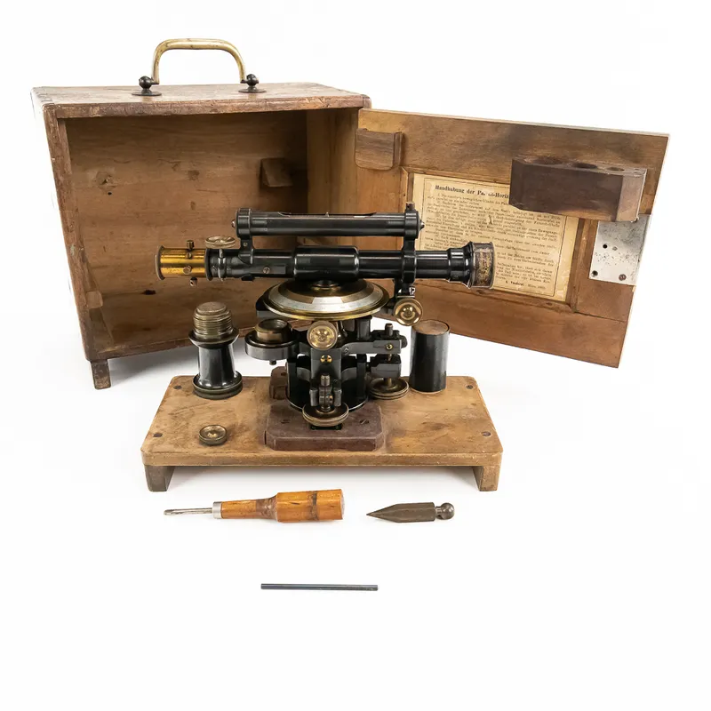 Antique German L. Tesdorf Surveying Level from auction in Union, Illinois — image 36