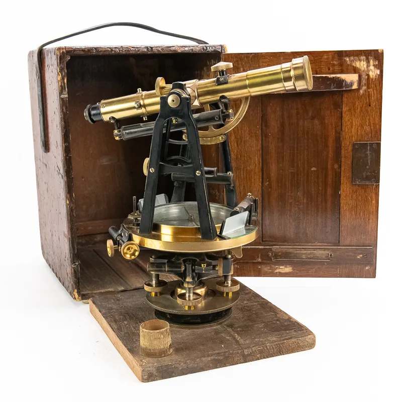 c. 1910 Buff & Buff Surveyor's Transit from auction in Union, Illinois — image 44