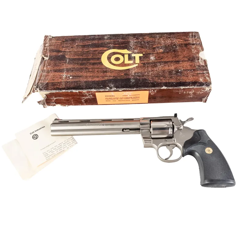 Colt Nickel Python .357Mag Revolver K59937 from auction in Union, Illinois — image 12