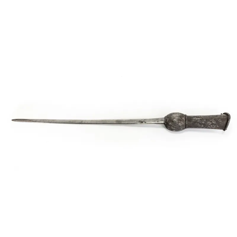 Indian Mughal Era Pata Sword from auction in Union, Illinois — image 3