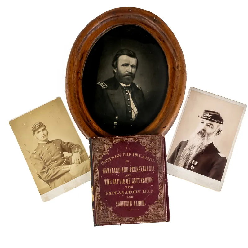 Civil War Photo & Souvenir Lot from auction in Union, Illinois — image 48