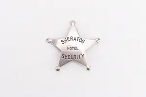 Sheraton Hotel 2" Security 5 Point Star
