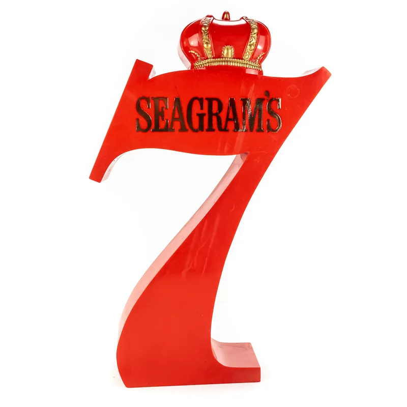 Vintage Seagram's 7 Crown Whiskey Display Sign from auction in Union, Illinois — image 20