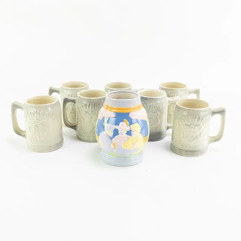(7) Vintage Peter Hand's Reserve Beer Steins from auction in Union, Illinois — image 31