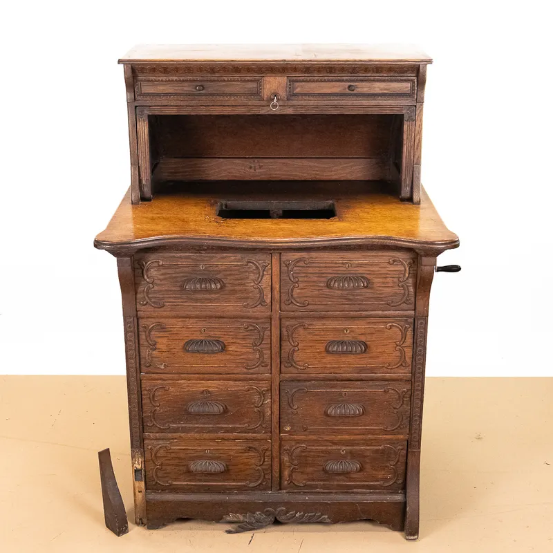 Hawthorne & Sheble Columbia Phonograph Cabinet from auction in Union, Illinois — image 38
