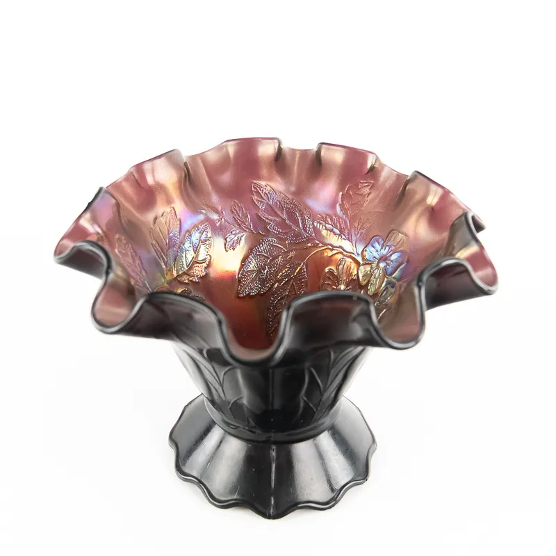 Carnival Glass: Dugan Dogwood Sprays Bowl from auction in Union, Illinois — image 23