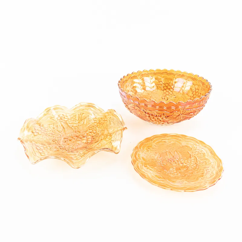 Carnival Glass: Imperial 3-Pc Lot from auction in Union, Illinois — image 33