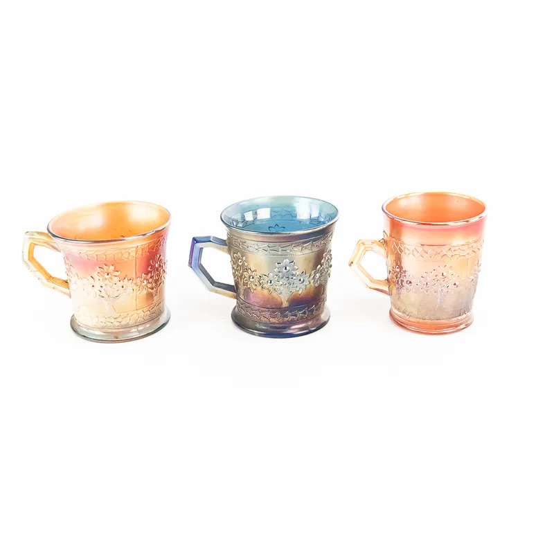 Carnival Glass: Fenton Mugs 3-Pc Lot from auction in Union, Illinois — image 36
