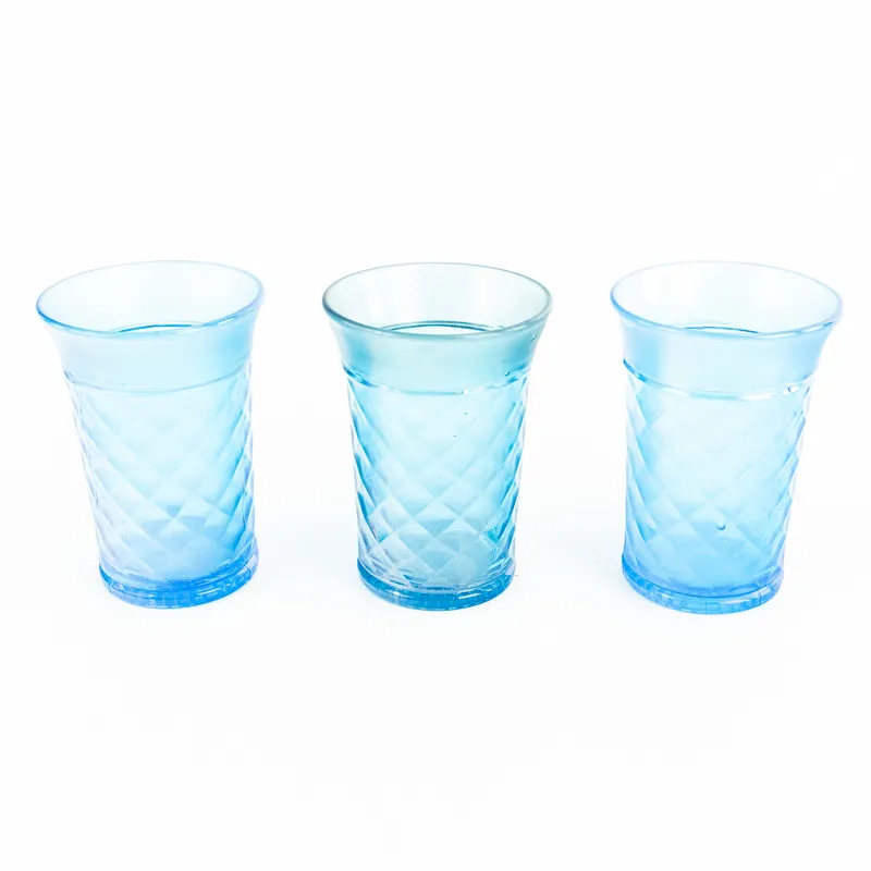 Carnival Glass: N'wood Tumblers 3-Pc from auction in Union, Illinois — image 32