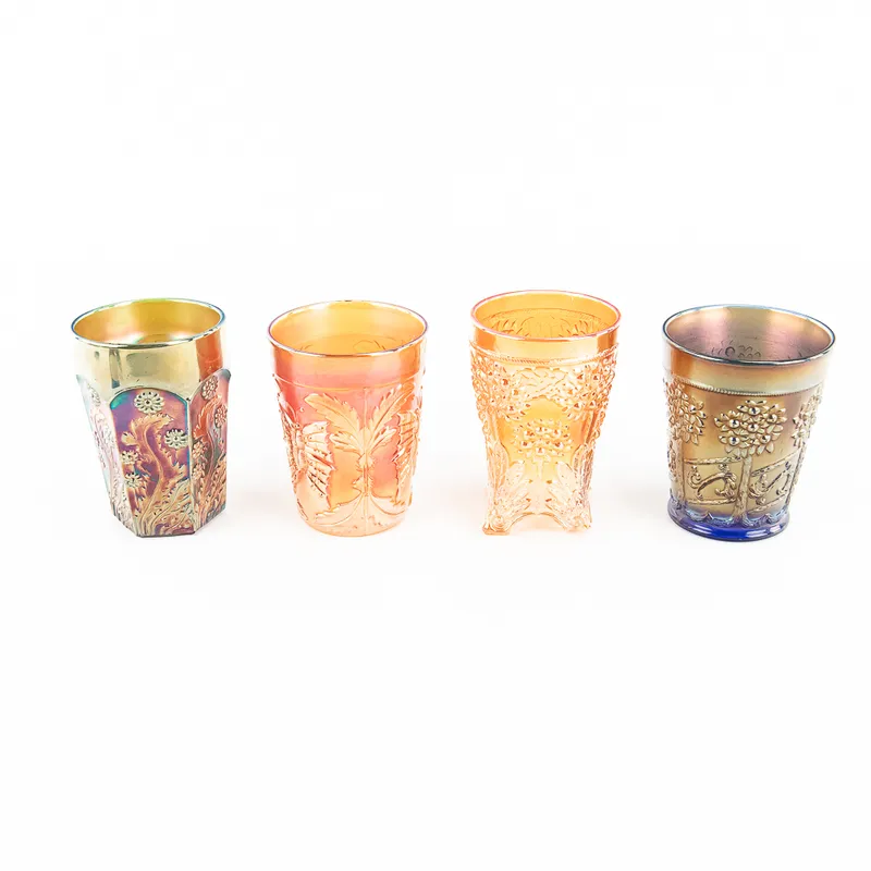 Carnival Glass: Fenton Tumblers 4-Pc from auction in Union, Illinois — image 47