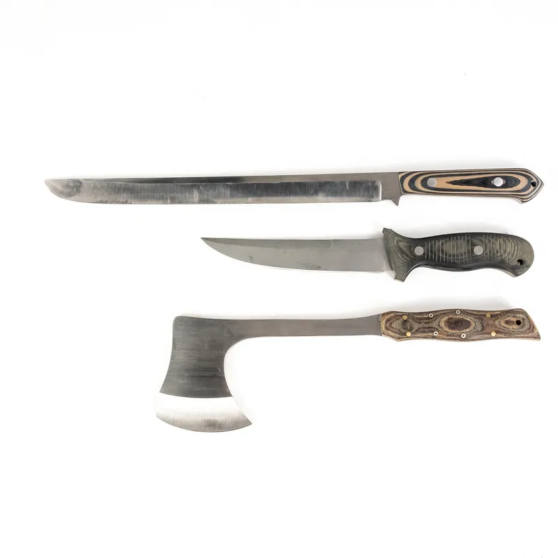 3 Custom Handmade Knives from auction in Union, Illinois — image 5