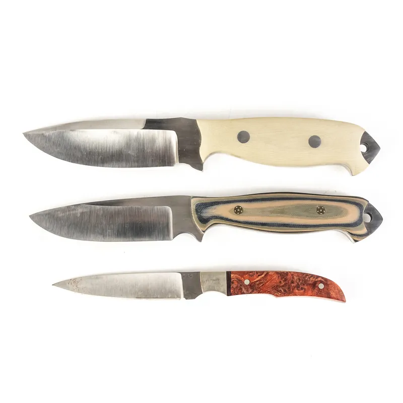 3 Custom Handmade Knives from auction in Union, Illinois — image 4