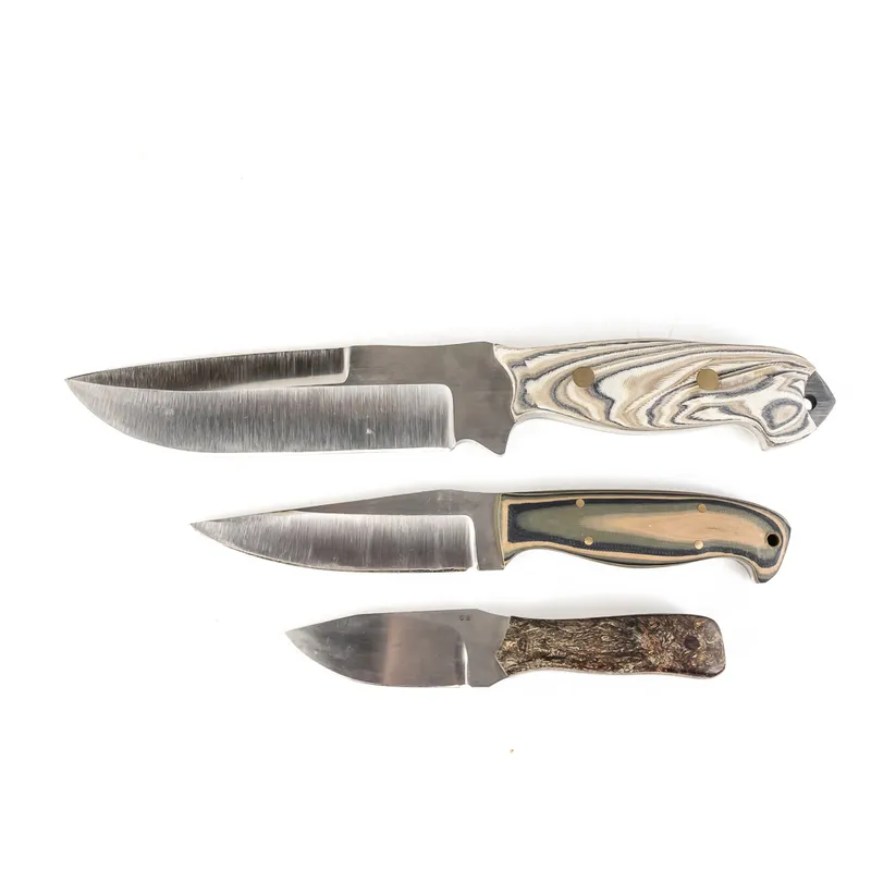 3 Custom Handmade Knives from auction in Union, Illinois — image 7