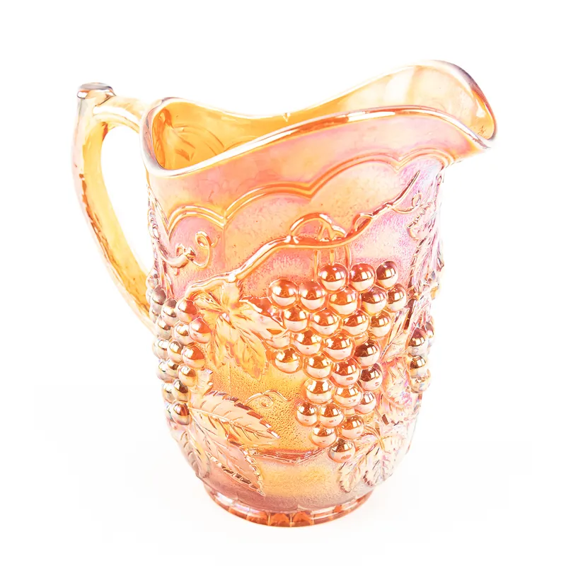 Carnival Glass: Imperial Grape Pitcher from auction in Union, Illinois — image 9