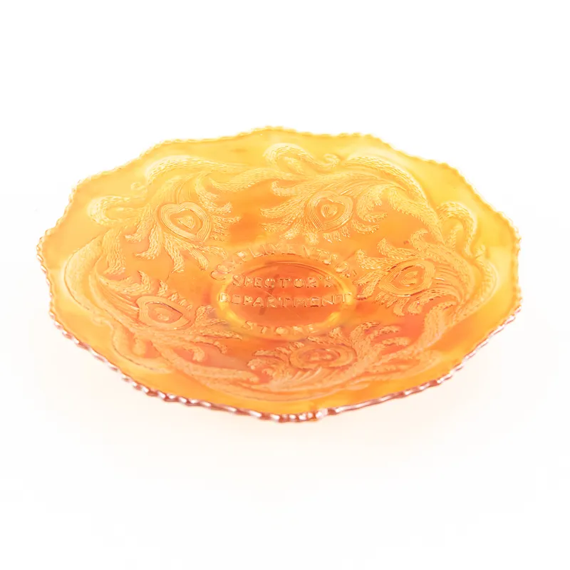 Carnival Glass:Fenton Spector's Dept Store Adv Plt from auction in Union, Illinois — image 42