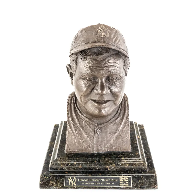 Babe Ruth - HOF Bronze Bust from auction in Union, Illinois — image 12