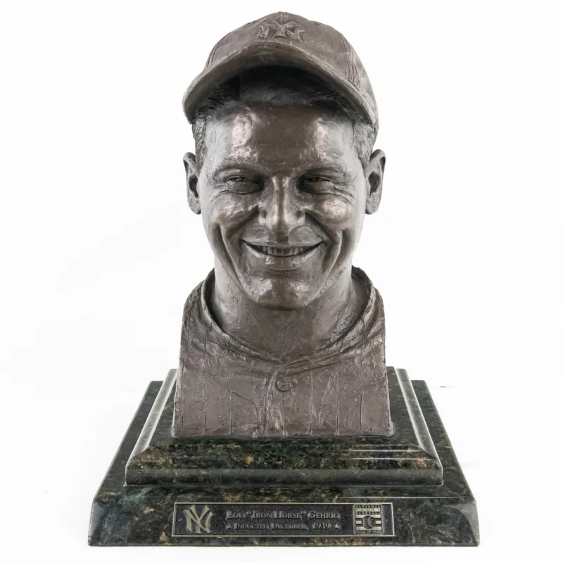 Lou Gehrig - HOF Bust from auction in Union, Illinois — image 11