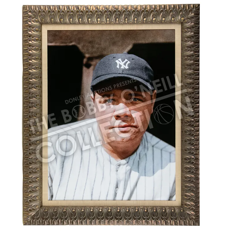 Massive Color Babe Ruth Framed Print from auction in Union, Illinois — image 13