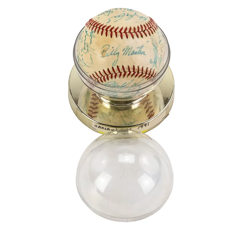 1980 Oakland As Team Autographed Baseball from auction in Union, Illinois — image 21