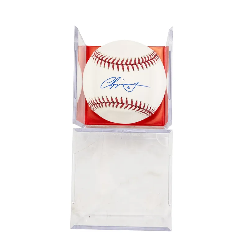Chipper Jones Autographed Rawlings MLB Baseball from auction in Union, Illinois — image 26