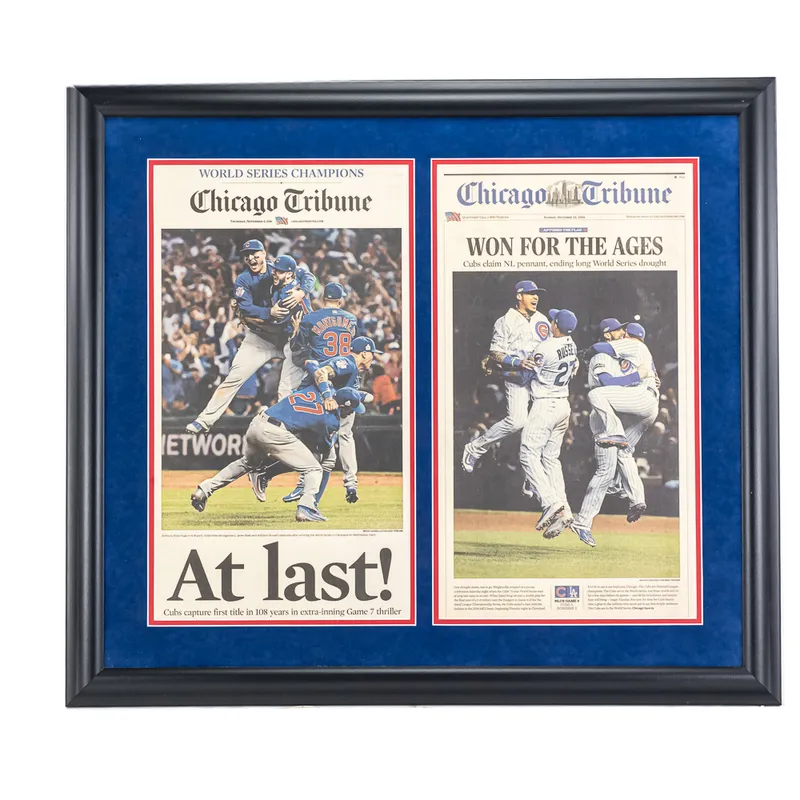 2016 Chicago Cubs NL & WS Chicago Tribunes from auction in Union, Illinois — image 23