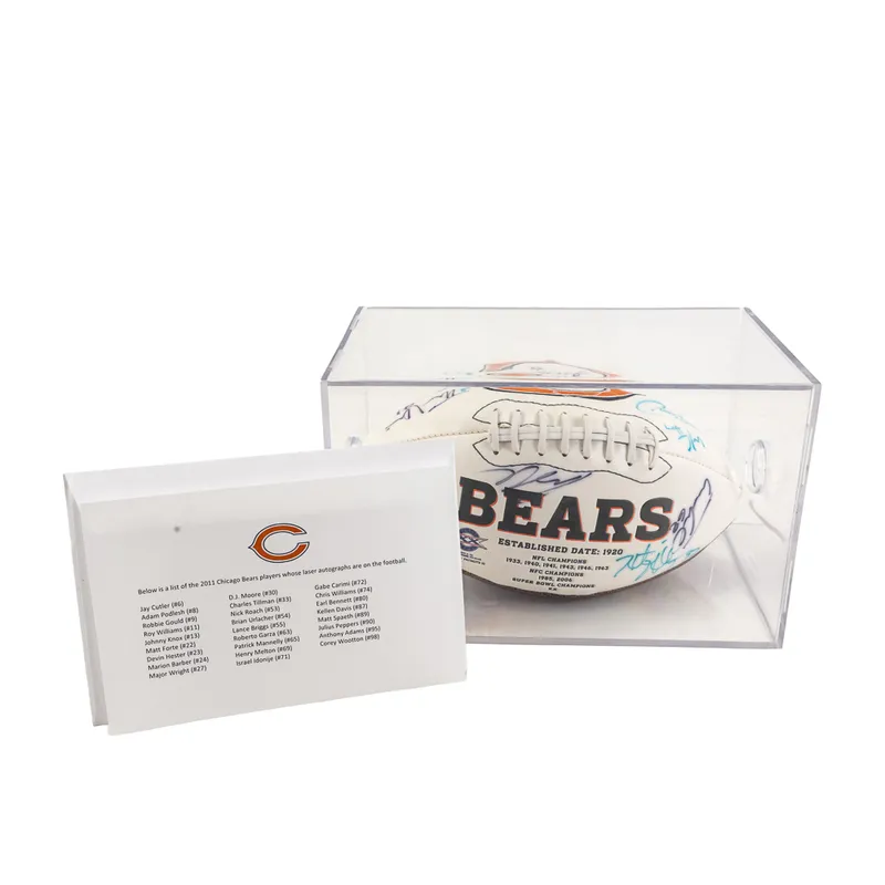 2011 Chicago Bears Autographed NFL Football from auction in Union, Illinois — image 40