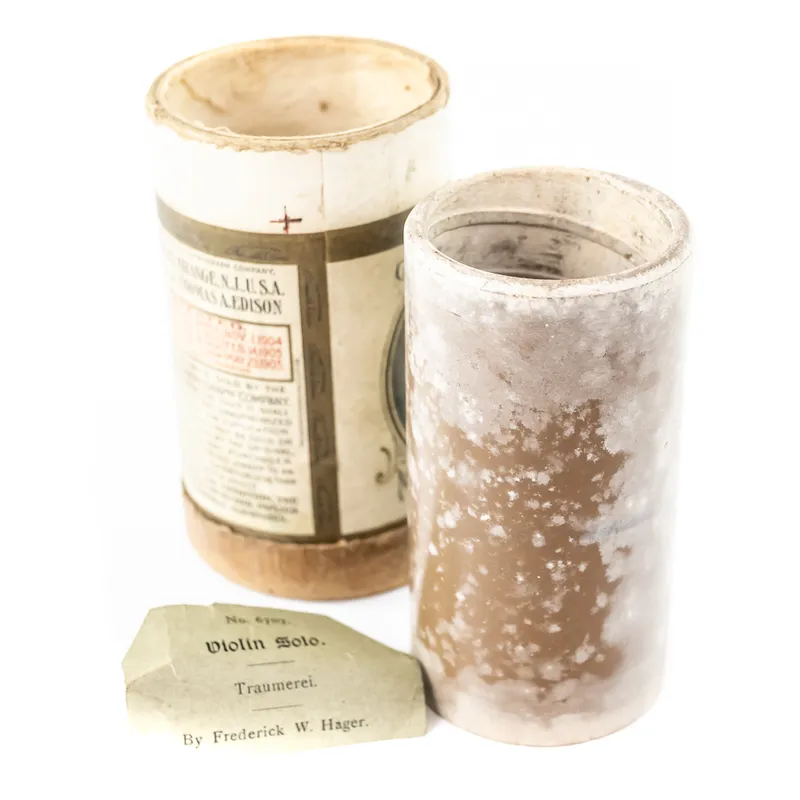 Brown Wax Cylinder Record- - Traumerei from auction in Union, Illinois — image 30